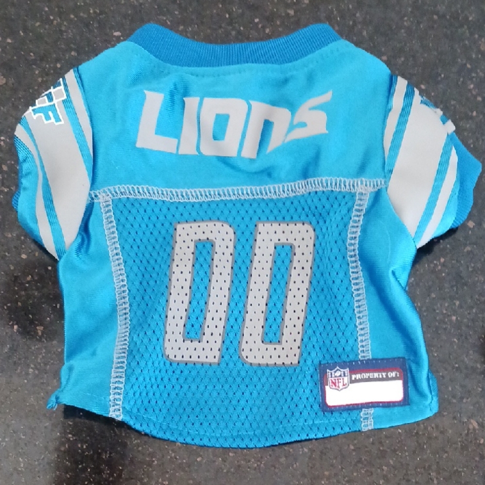 Detroit Lions Pull On Dog Jersey